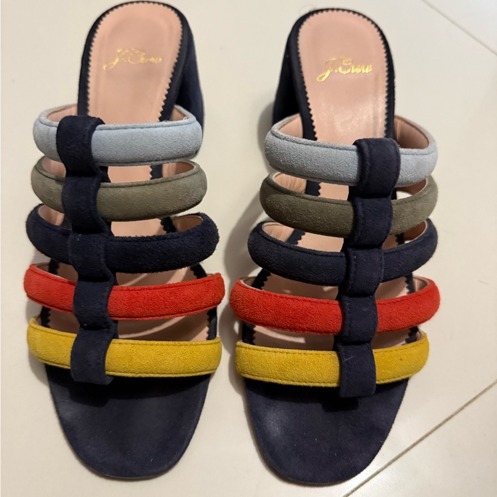 J. Crew Women's Multi-Color Strappy Sandals